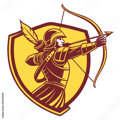 Fantasy Archer Badge Icon