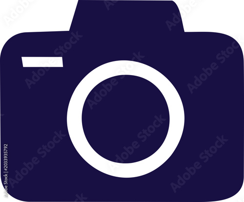 Camera Photography Standalone Icon Flat Vector