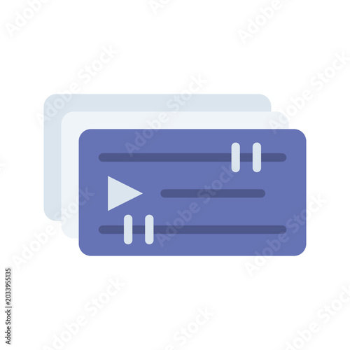Publishing Episode icon vector image. Suitable for mobile apps, web apps and print media.