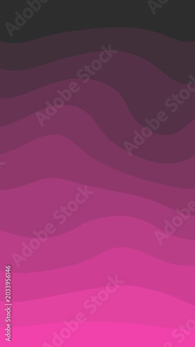 Baby Pink Abstract Wave Motion Background | Smooth Flowing Light Animation in 4K UHD