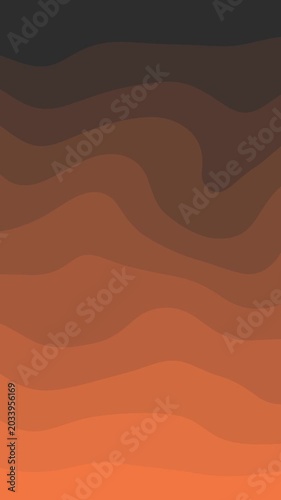 Brown Abstract Wave Motion Background | Smooth Flowing Light Animation in 4K UHD