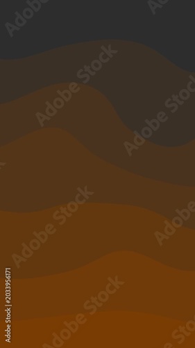 Deep Brown Abstract Wave Motion Background | Smooth Flowing Light Animation in 4K UHD