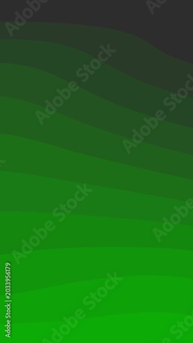 Green Abstract Wave Motion Background | Smooth Flowing Light Animation in 4K UHD