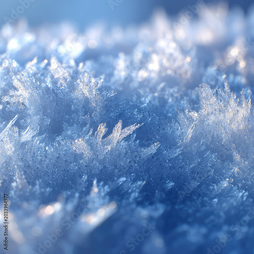christmas background with snow