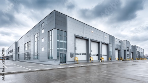 Modern Industrial Warehouse Exterior