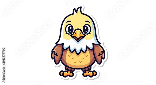 Cartoon eagle illustration