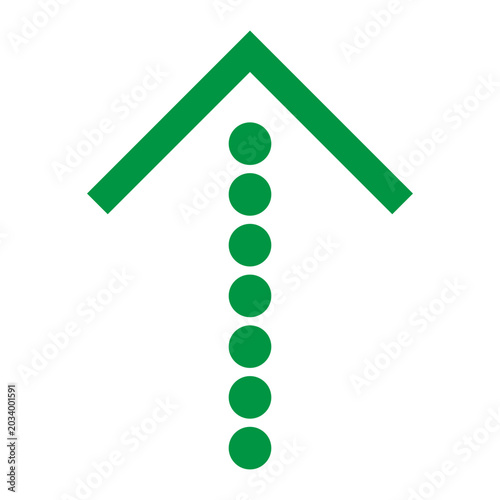 green up arrow icon
