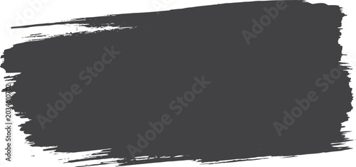 Black grunge paint brush stroke texture