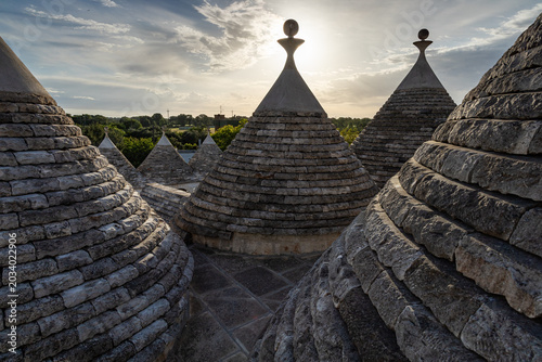 Картината върху платно Toits de trulli (Pouilles - Italie)