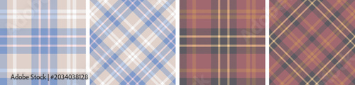Flannel pattern.tartan check fabric texture seamless pattern fashion design use for plaid fabric, flannel shirt, Background for garments textile. 