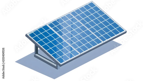 Solar Panel Array for Renewable Energy Generation.