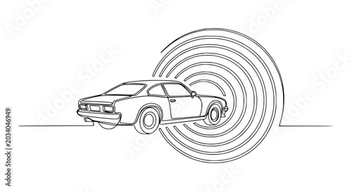 Fotografía Car Speed Racing Fast Vehicle.
