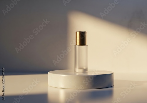 golden perfume bottle