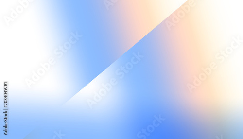 Abstract bright blue geometric shape banner design. Modern gradient overlay background graphic. Png illustration