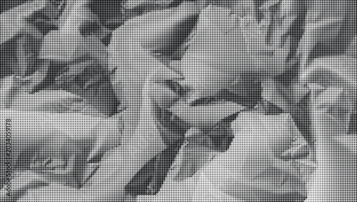 Tableau sur toile A close-up view of crumpled paper pieces fills the frame.