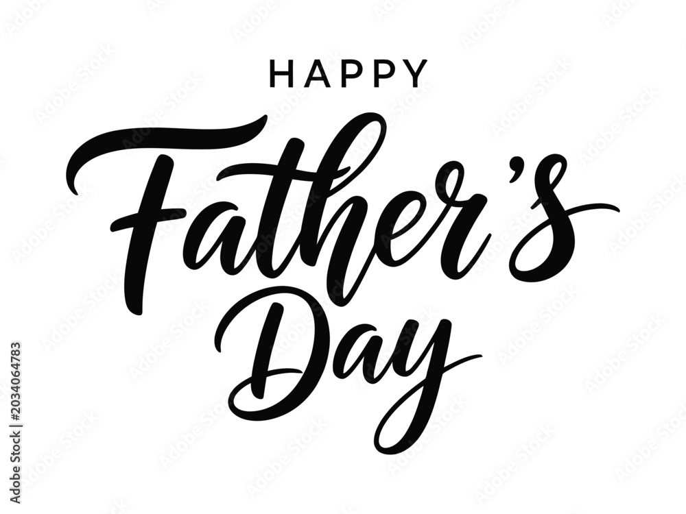 Obraz premium Happy father's day greeting card