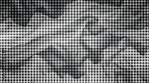 Photos A close-up view of a rumpled gray fabric with a smooth transparent background te