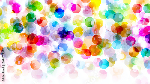 plein de petit cercles de couleurs 