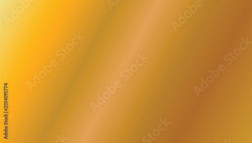 Abstract golden yellow gradient background with smooth light transitions and warm metallic texture for professional graphic design and web layouts Vector