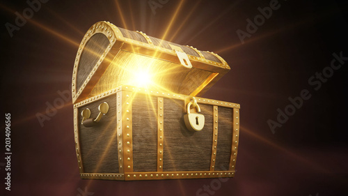 Treasure chest full of treasures
