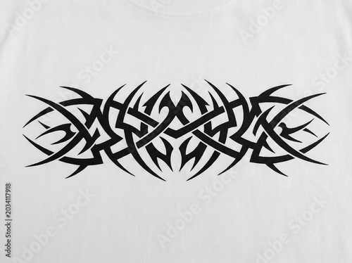 Ornate Black Tribal Tattoo Design Band for Arm or Body