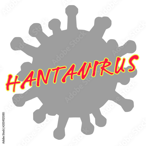 hantavirus icon image or hantavirus symbol