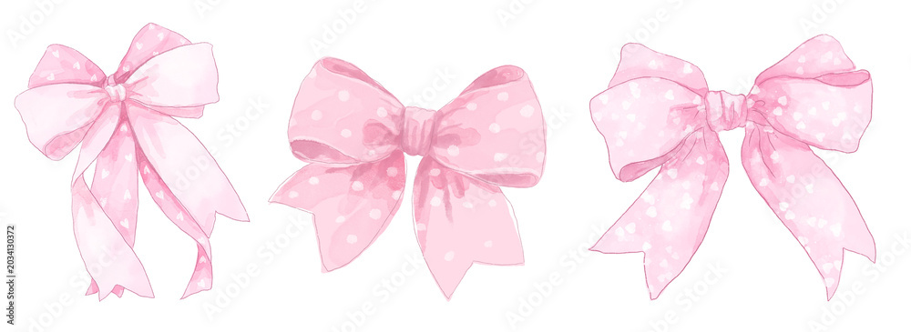 Fototapeta premium pink bow