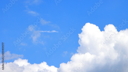 Bild auf Leinwand 夏の空