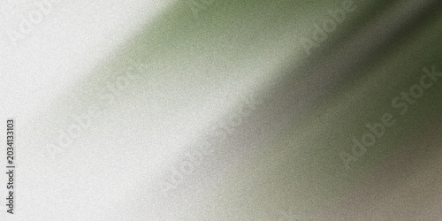 Foto Abstract smooth background with grainy texture and soft gradient transition between light white and dark sage green color scheme