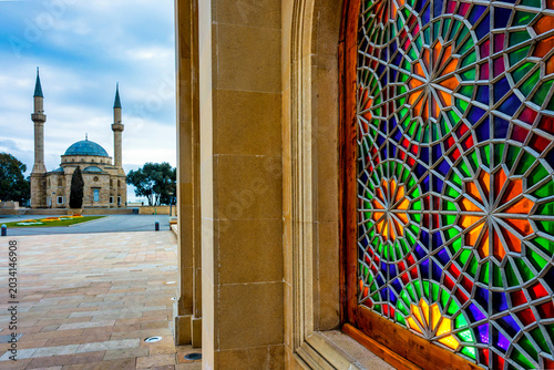 Mosque of the Martyrs Shabaka Window Baku