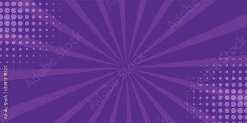 Photos Vibrant purple sunburst radial background with bold emanating light rays from a