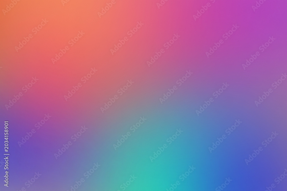Obraz premium Abstract Vibrant Gradient Background with Orange Pink and Blue Tones