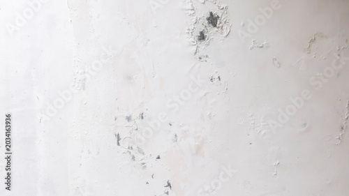 Foto A damaged white interior wall surface