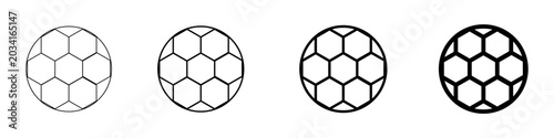 Foto Football icon. Vector isolated pictograms.
