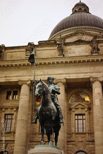 Bild auf Leinwand Statue of Otto I. of Wittelsbach