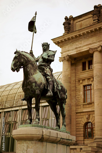 Tableau sur toile Statue of Otto I. of Wittelsbach