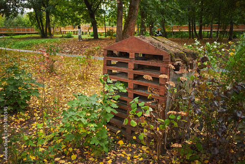 Quadro em tela Moscow Region,.Istra, Istra City Park. House for insects