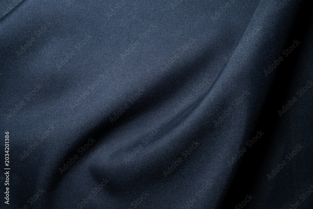 Fototapeta premium Luxury blue cloth backdrop for premium fashion branding
