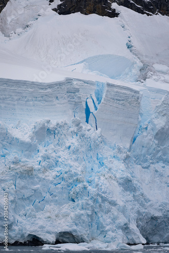 Εκτύπωση καμβά Glacier calving
