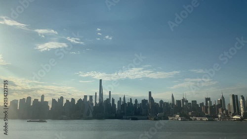 Panoramic view on the New York City Skyline