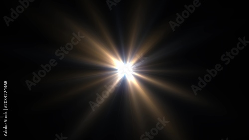 Moving shining spot light