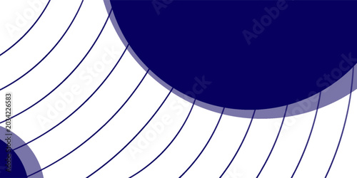 Εκτύπωση καμβά Blue geometric banner background orange and yellow gradient