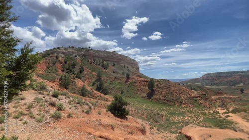 Panoramic view on the Teruel canyon in Spain