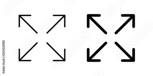 Konstfotografi Full size icon design, design element set.