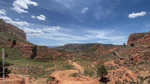 Panoramic view on the Teruel canyon in Spain