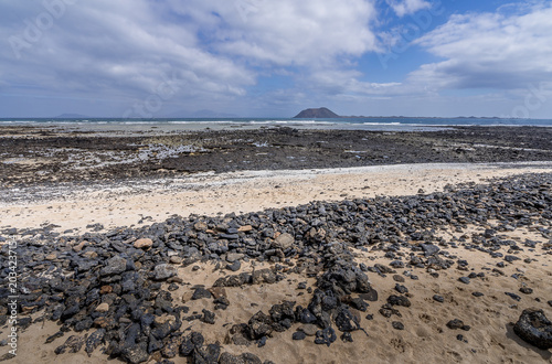 Bild auf Leinwand Beach, Corralejo, Fuerteventura