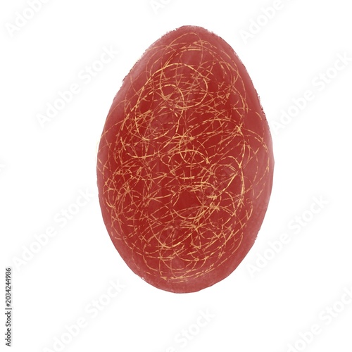 red easter egg