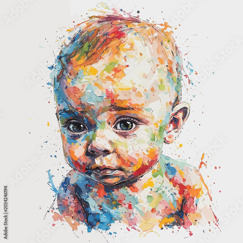 Abstract Baby Design Very Cool