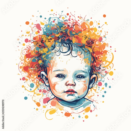 Abstract Baby Design Very Cool