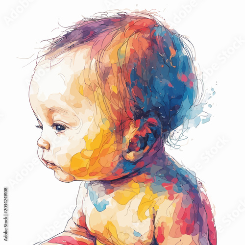 Abstract Baby Design Very Cool